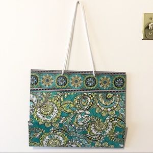 Vera Bradley “Peacock” shopping bag.